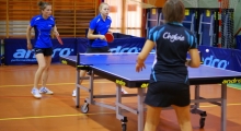 Tenis stołowy - I Liga kobiet - Bronowianka II - Cukrownik Chybie. 2014-09-07