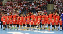 Piłka ręczna - Polska - Dania. Kraków 2015-06-20