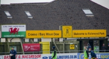 Carmarthen Town AFC. 2015-03-14