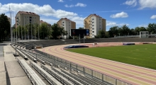 Paavo Nurmi Stadion Turku & Boczne boisko. 2022-08-02