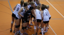Baraże o 1 Ligę - Proszowice - AGH Kraków - AZS AWF UKSW Warszawa. 2015-04-11
